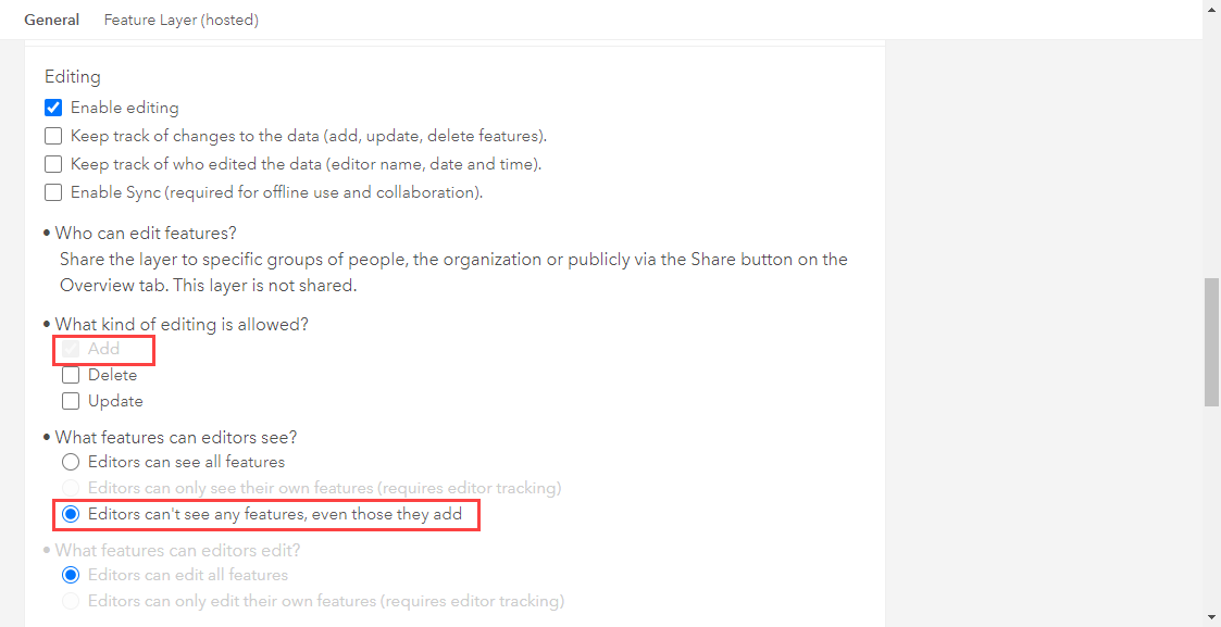 Capability 'Query' is not set on the layer. Esri Community