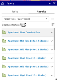 WebApp Query Result