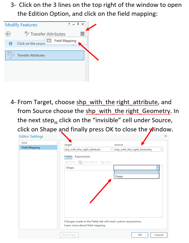 Solved ArcPro how to COPY multipart GEOMETRY between sepa... Esri Community