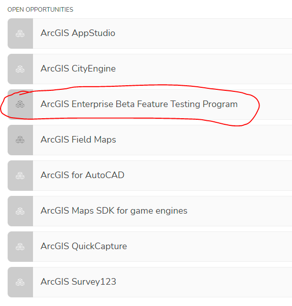 Early adopter programs for ArcGIS Enterprise and P... Esri Community