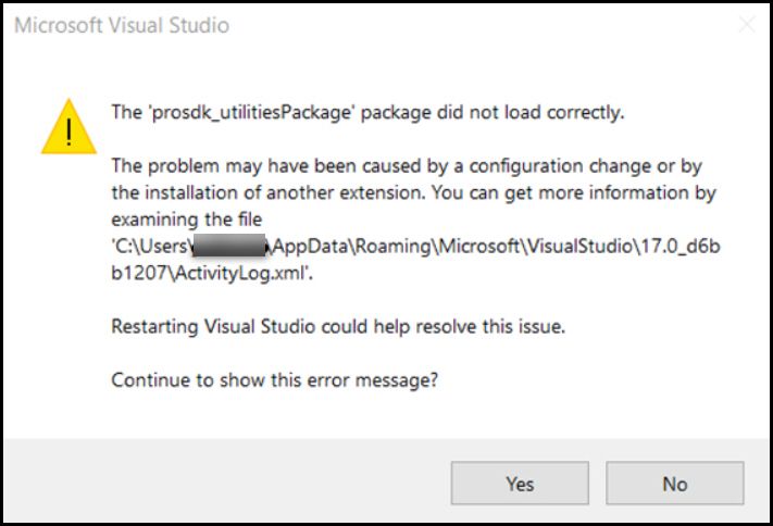 ArcGIS Pro SDK - Visual Studio Update3.jpg