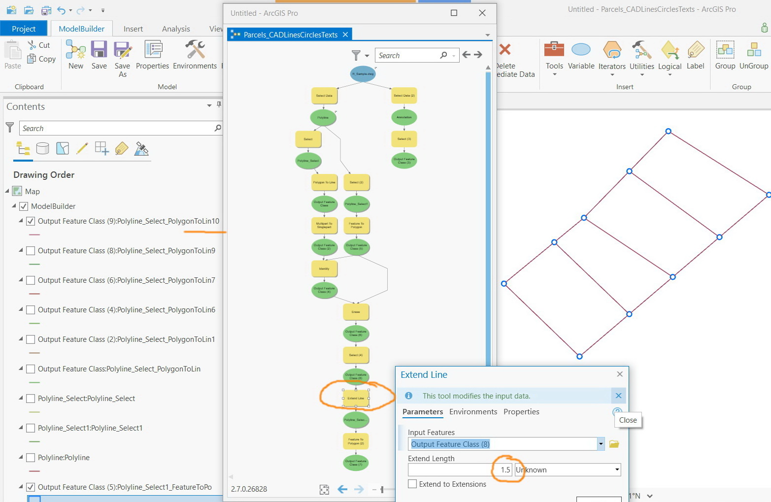 Solved ArcGIS Pro 2 7 The Extend Tool Fails To Extend Esri   4440i7D56D9EF12B8A344