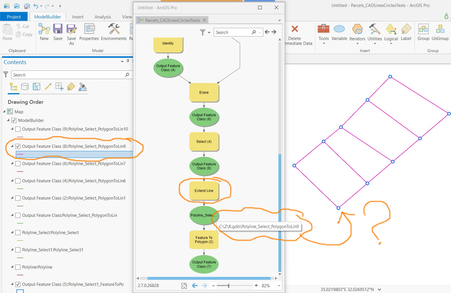 Solved: ArcGIS Pro 2.7: The “extend” Tool Fails To Extend ... - Esri ...