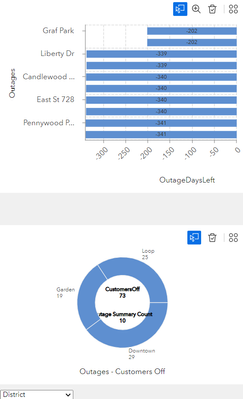 Before Filter - District chart