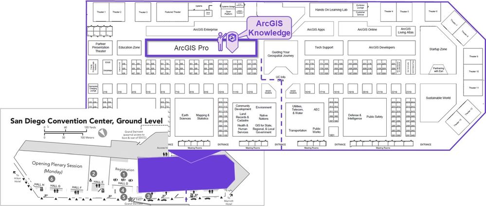 Come say "Hi" at our booth within the ArcGIS Pro area.