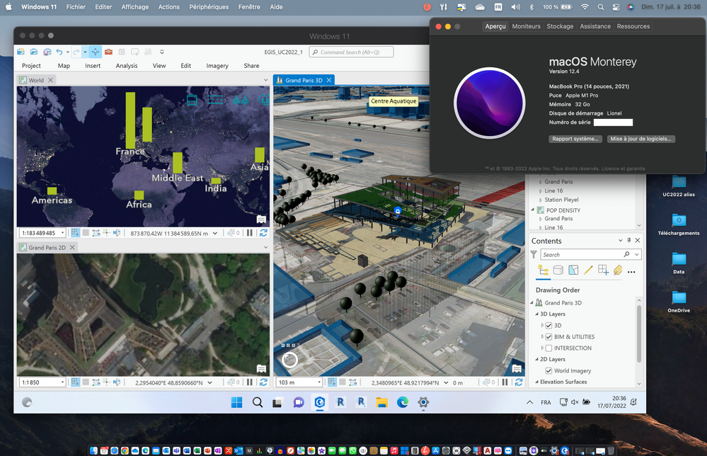 ArcGIS Pro on Mac M1 Pro with Parallels Desktop