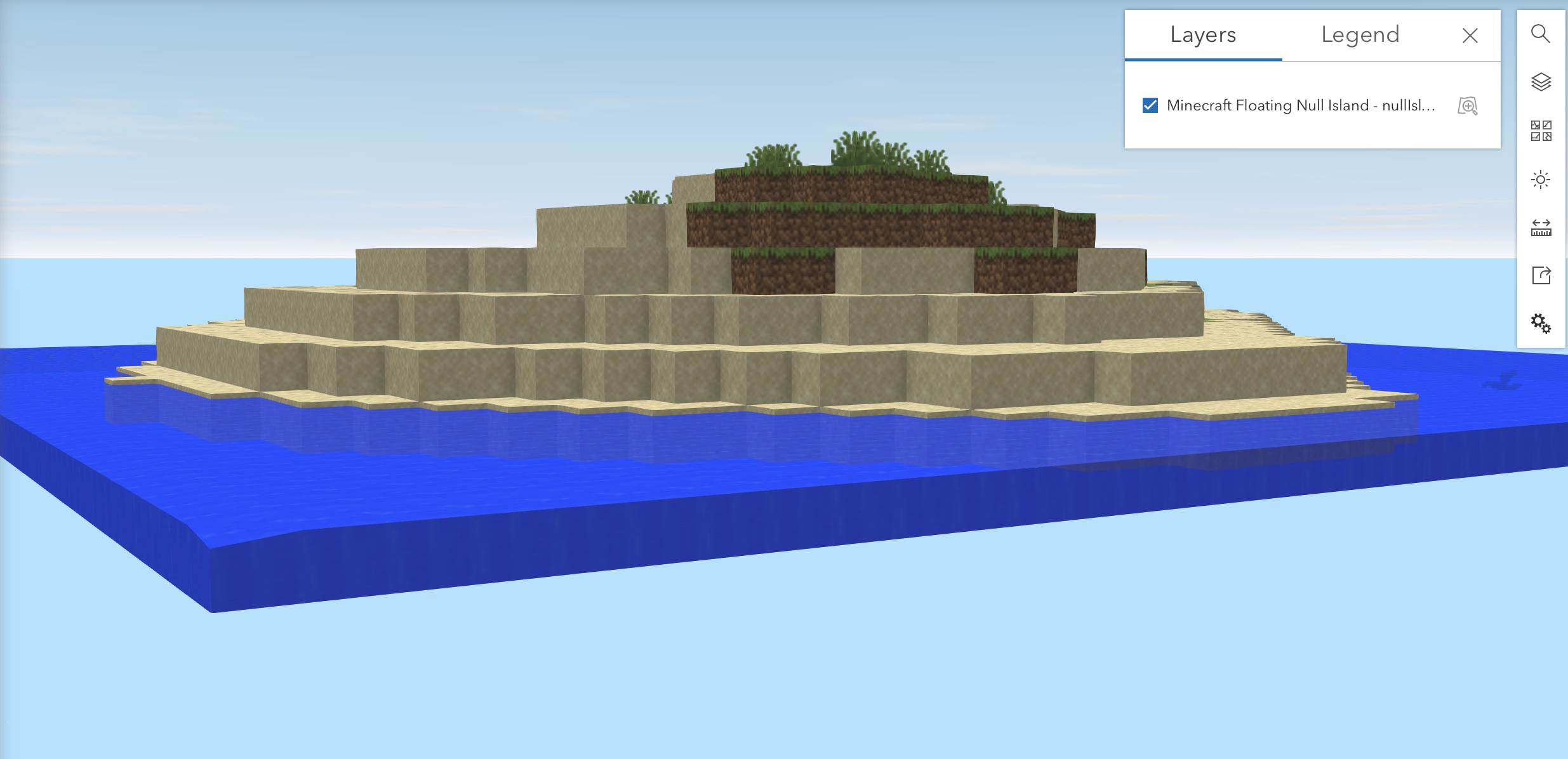 A Minecraft 3D Null Island in ArcGIS Online - Esri Community