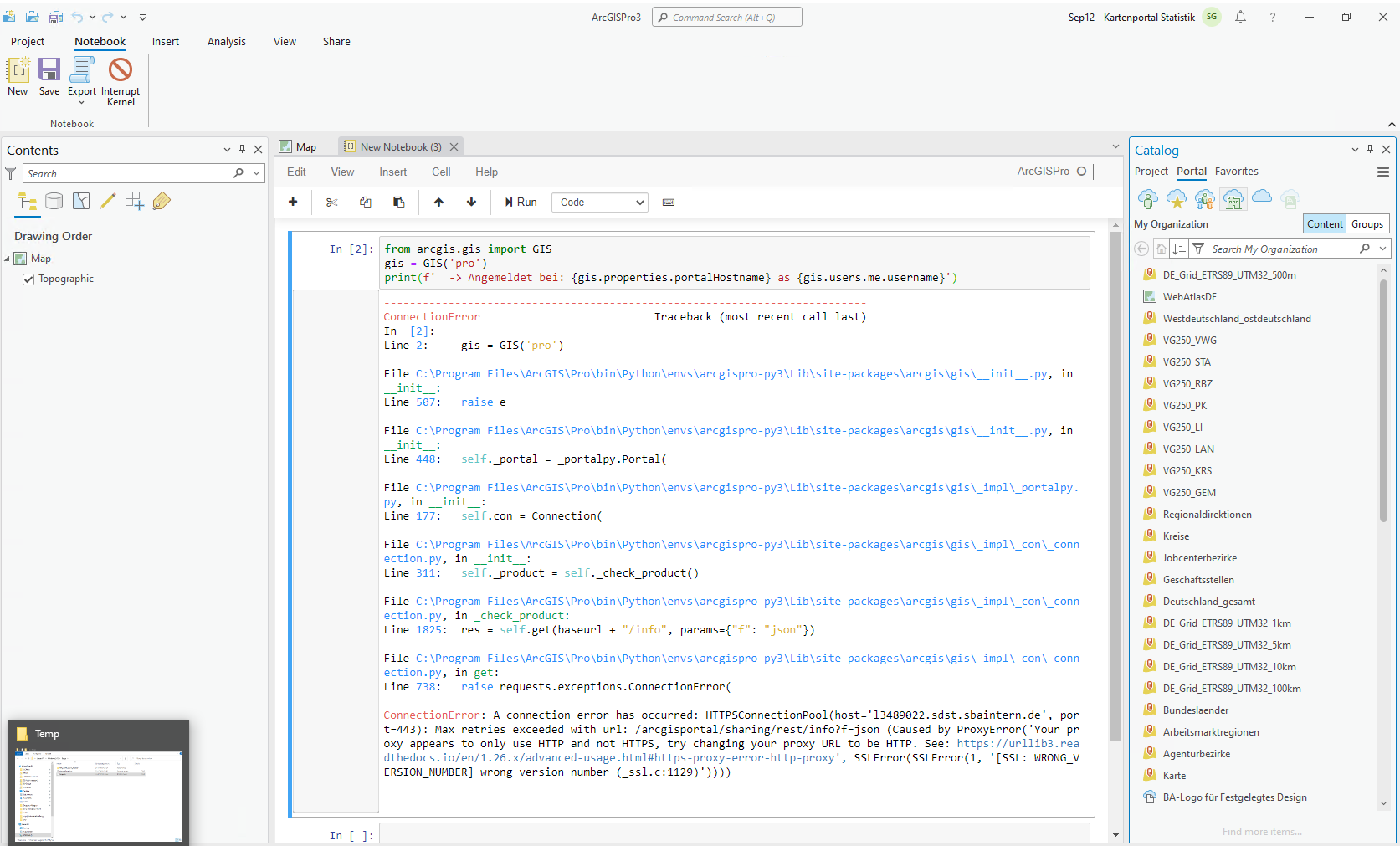 Solved Problems with ArcGIS Pro 3 and urllib3 Esri Community