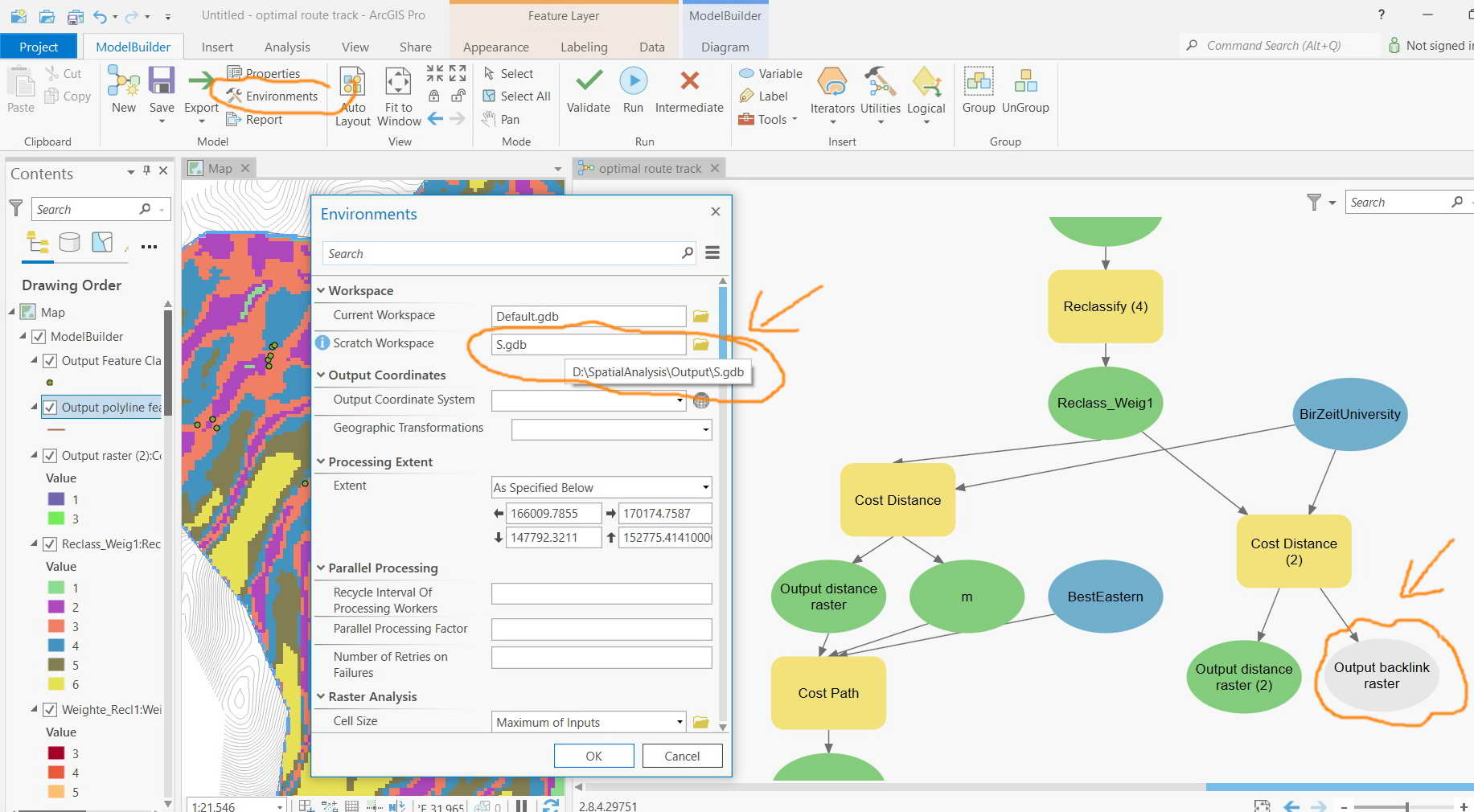 ArcGIS Pro 2.8.4: The “output Backlink Raster” Of ... - Esri Community