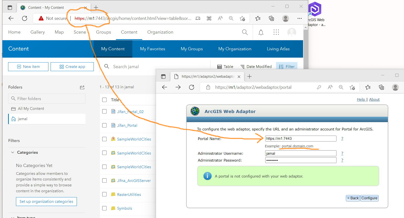 Solved ArcGIS Enterprise 11.0 Configuring web adaptor fo... Esri