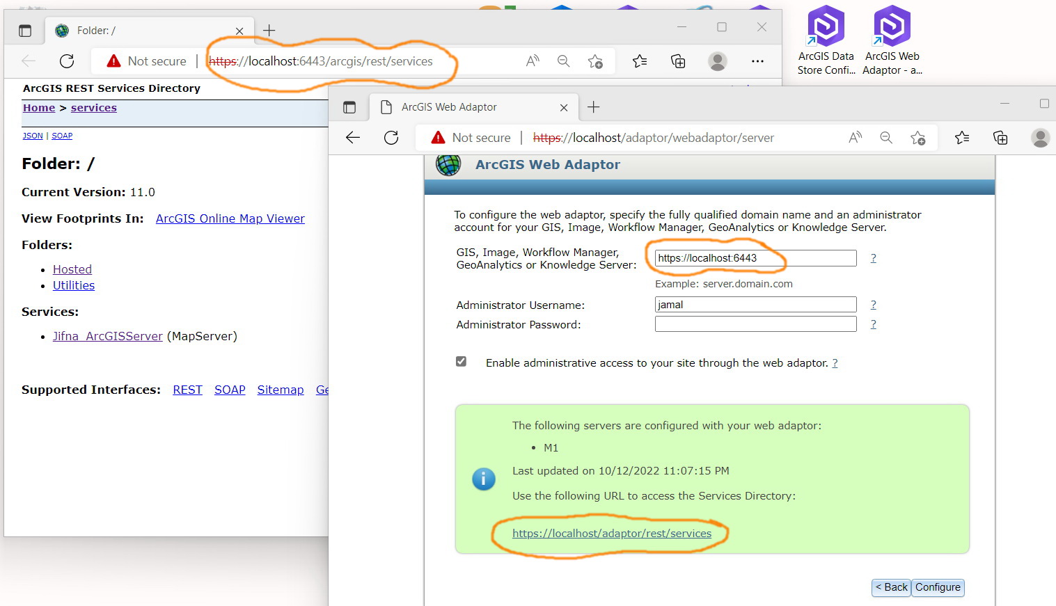 Solved: ArcGIS Enterprise 11.0: Configuring web adaptor fo... - Esri ...