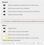 Collect turned on/Allow Copied available