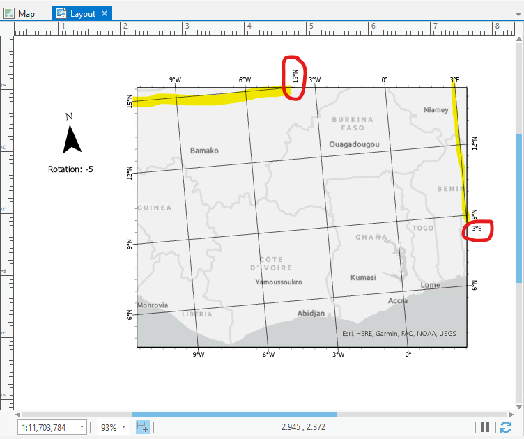 Solved Weird grids label Esri Community