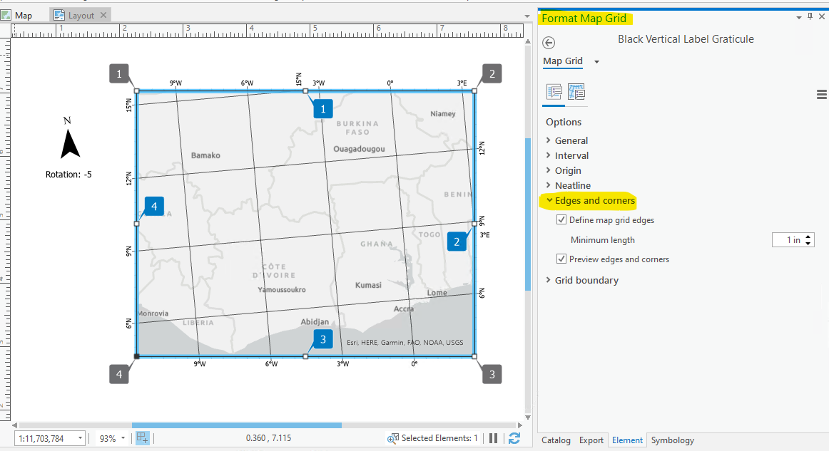 Solved Weird grids label Esri Community