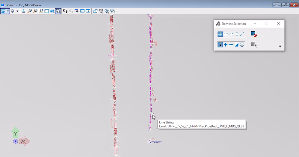 CAD opened in Bentley View