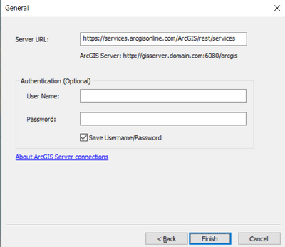Solved How Can I Create A Layer File That Points To The W Esri 