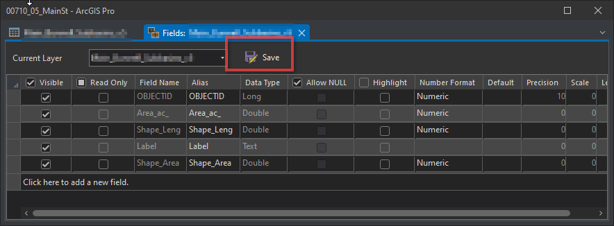 Mock up of added save button.