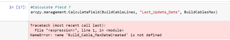 Calculate Field Error - Esri Community