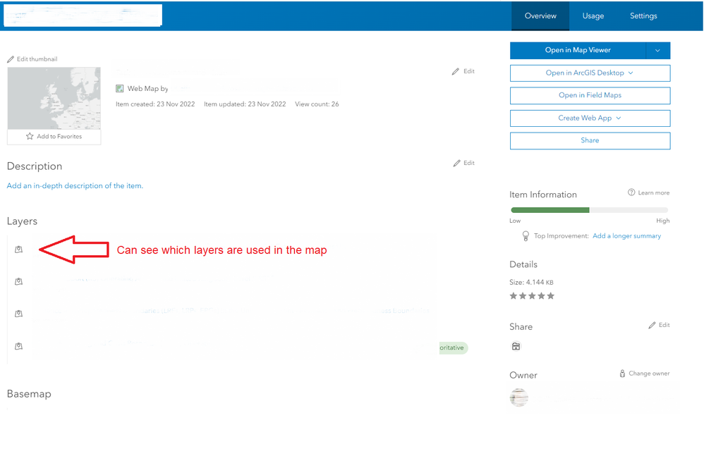 Can see which layers are used in the map here