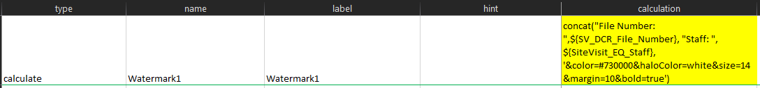 Watermark disappears when adding formatting via co... - Esri Community