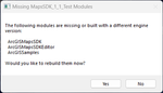 Engine version warning