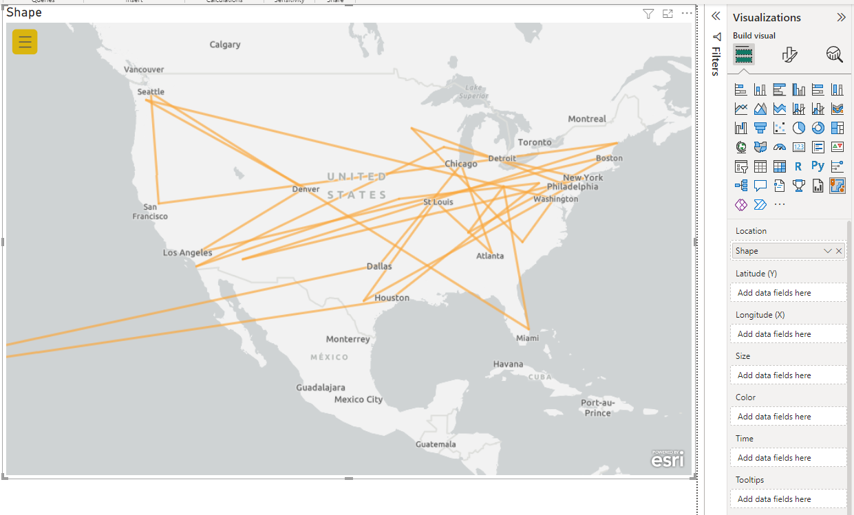 PowerBI Lines and Shapes - Esri Community