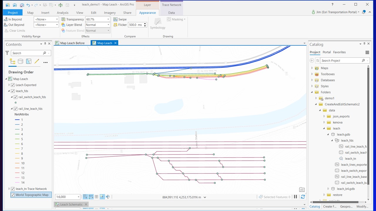 Create a Schematic Map for a Railroad Line - Esri Community
