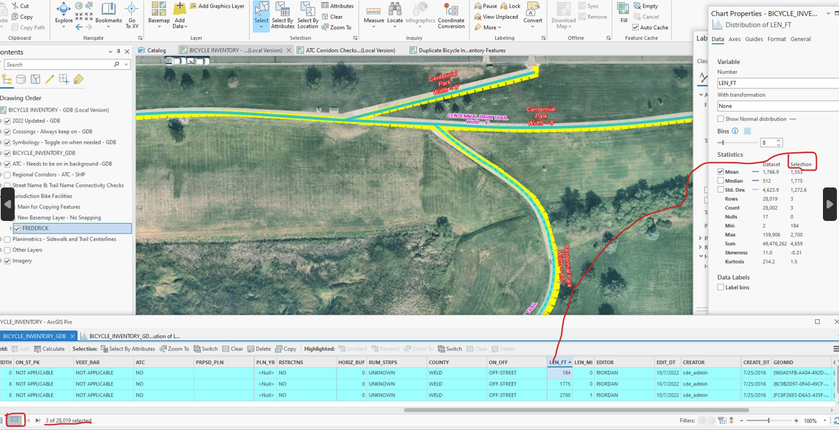 Solved ArcGIS Pro Statistics on Selected Records Esri Community