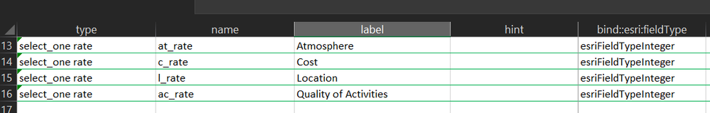 Select_one Integer Field Type