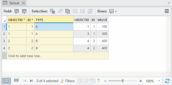One-to-many join - editing duplicate Input Table rows.gif