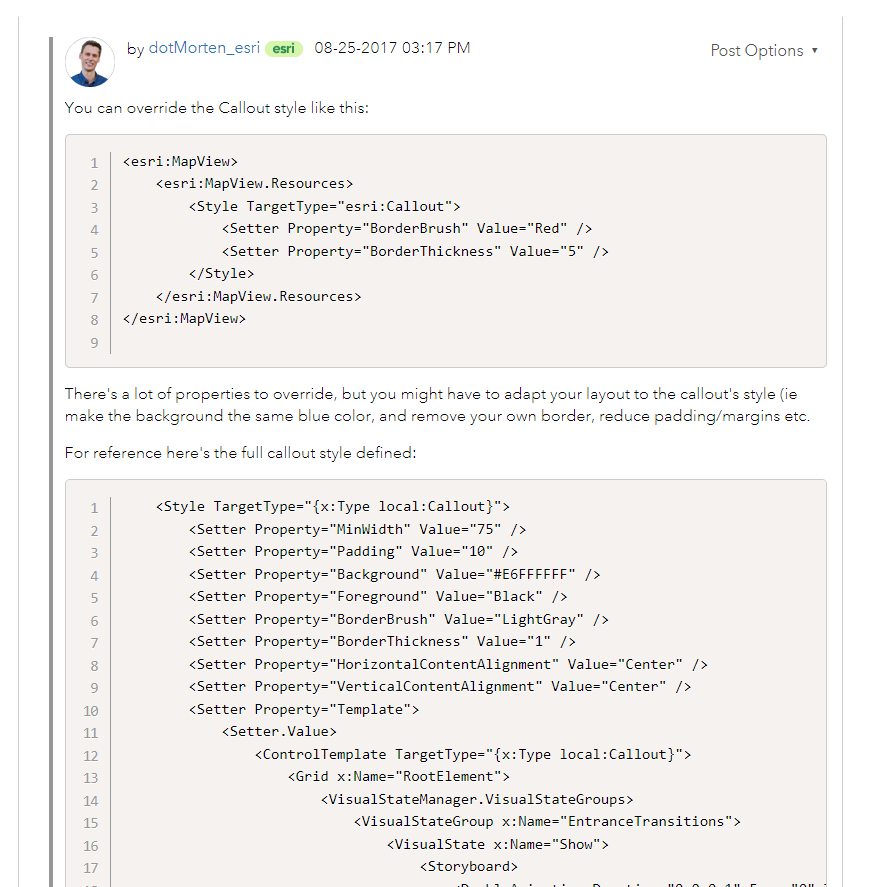 Custom Callout MVVM pattern - Esri Community