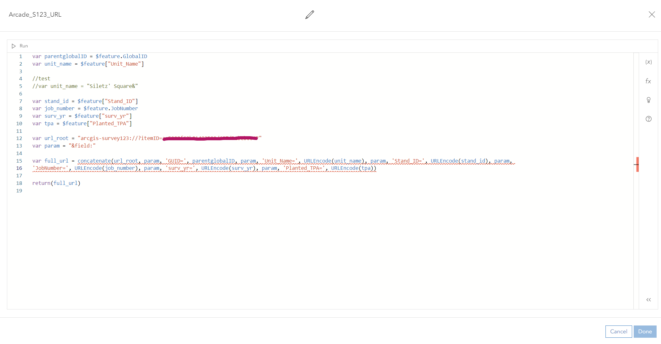 Attribute Expression URL Not Working for One Featu... - Esri Community