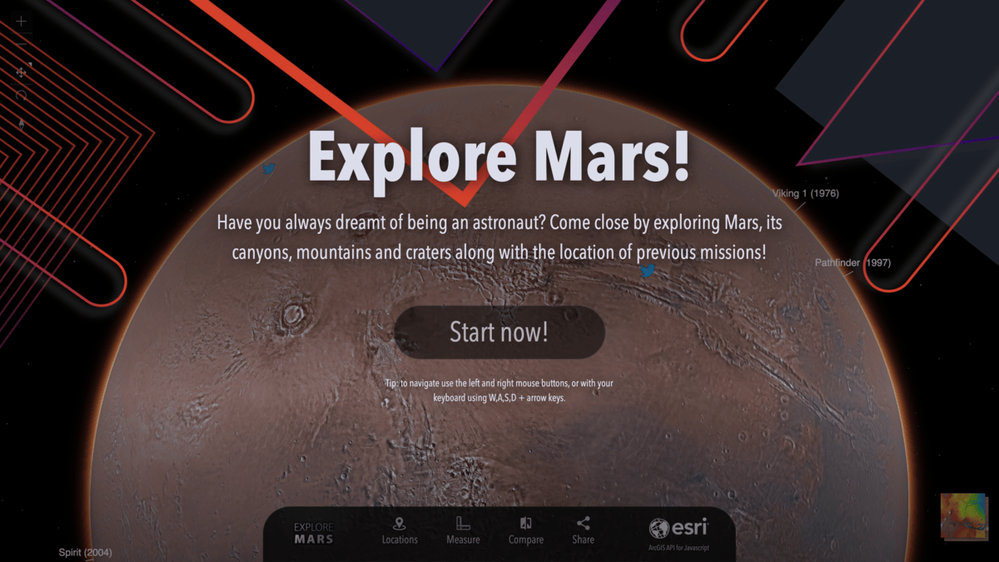 Explore Mars with this custom app