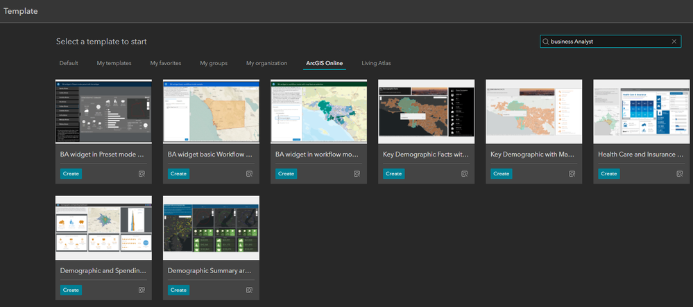 The Business Analyst Widget In Experience Builder ... - Esri Community