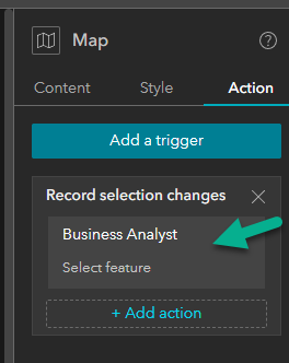 Add action trigger
