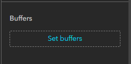 Buffer settings