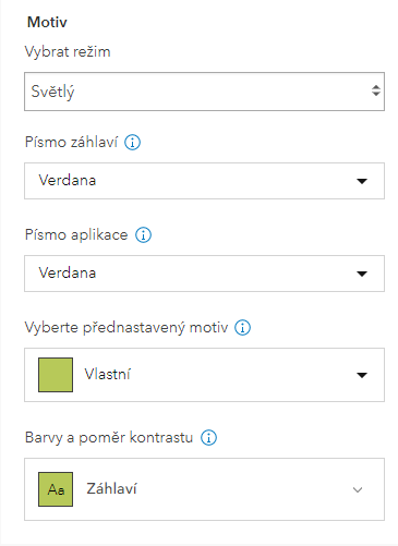 Motiv mapového výřezu