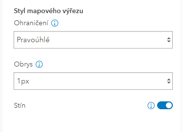 Styl mapového výřezu