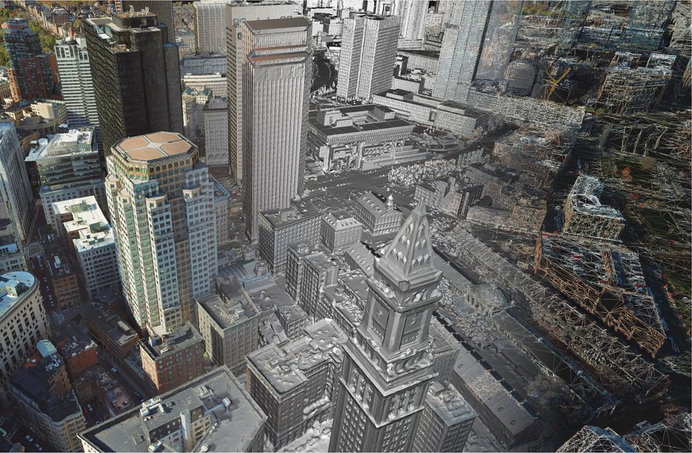 3D mesh processed by ArcGIS Reality using imagery data provided by ©Bluesky Ltd.