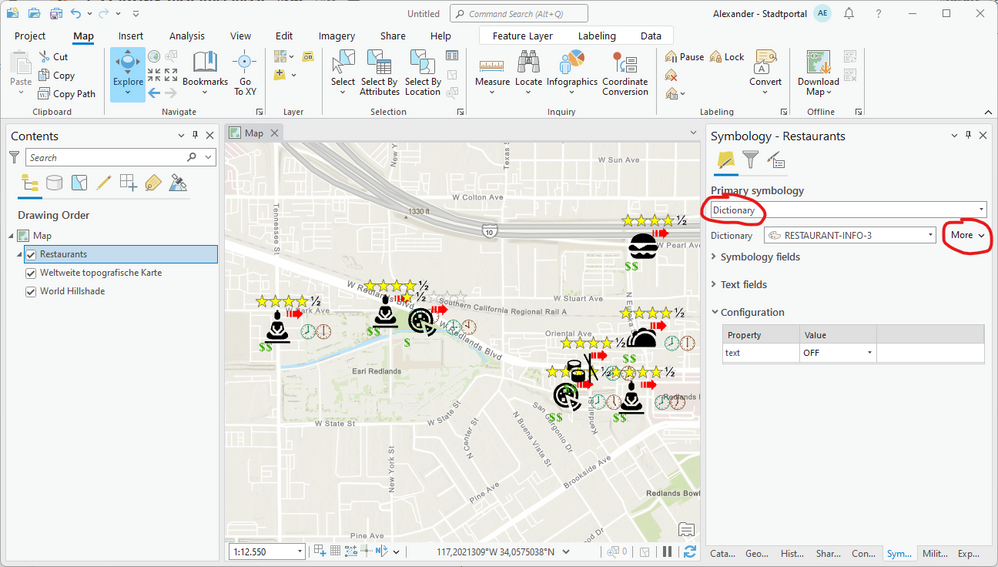 Dictionary Symbology in ArcGIS Pro