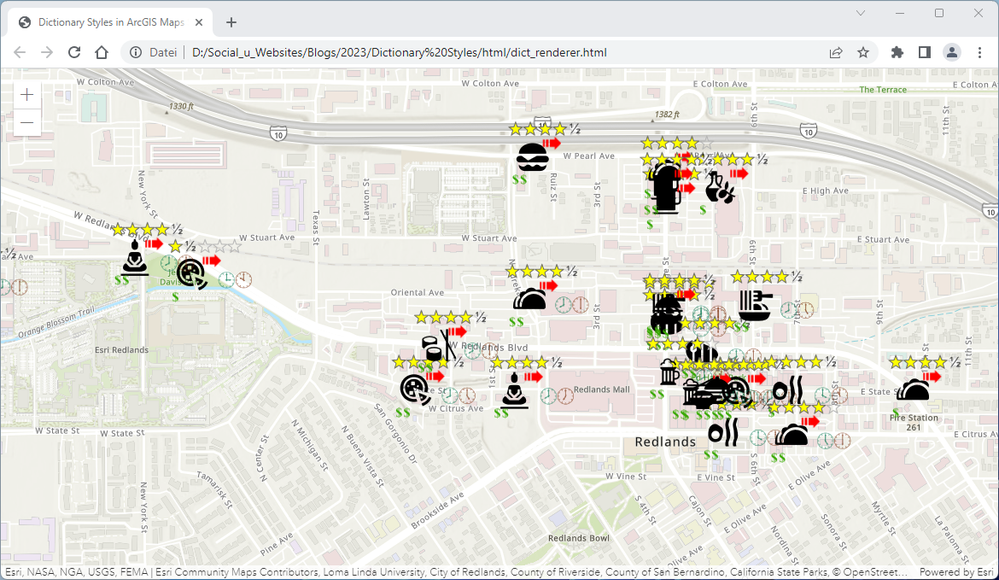 Dictionary Symbology in ArcGIS Maps SDKs for JavaScript