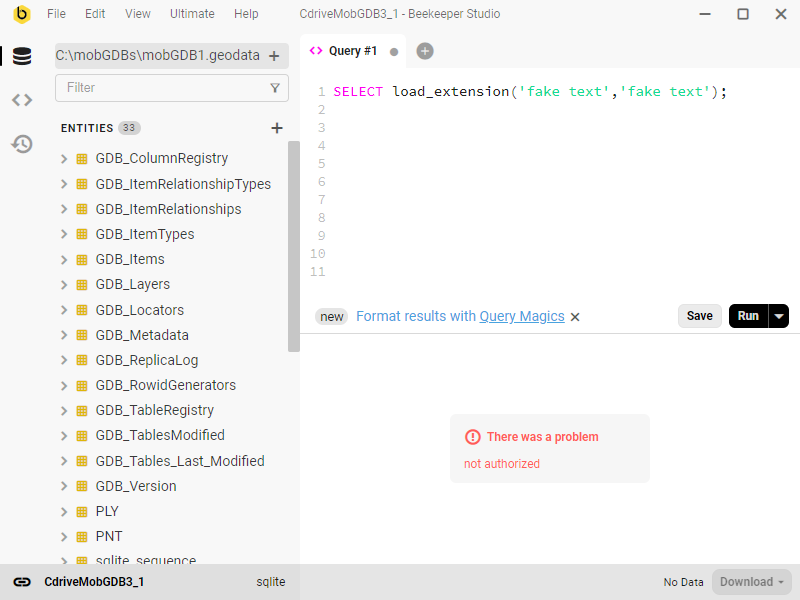 Solved: Load ST_GEOMETRY .dll extension into SQLite/mobile