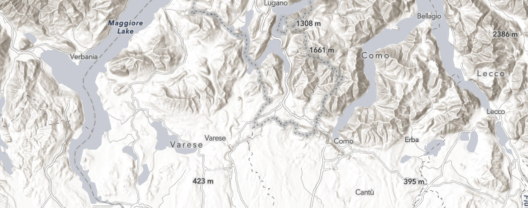 Light Physical Geography basemap