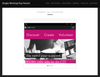 Hub site in tablet view embedded in WordPress
