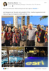 Example of social media post recapping Esri UC