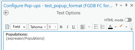 Solved: Insert HTML with Arcade - Esri Community