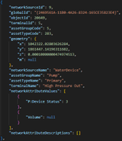 JSON for second terminal