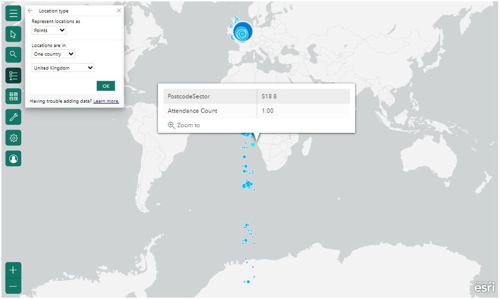 Solved ArcGIS Maps For PowerBI Postcode Locations Not R Esri   Large