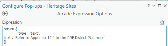 Arcade pop-up in ArcGIS Pro not showing in publish... - Esri Community