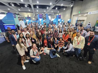 The ArcGIS Online team at the 2023 Esri User Conference.